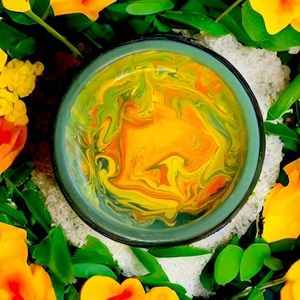 I handcrafted this decorative ceramic ashtray with love!